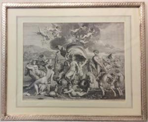 ZOOM - Nicolas Poussin / Jean Pesne - �Il trionfo di Galatea�